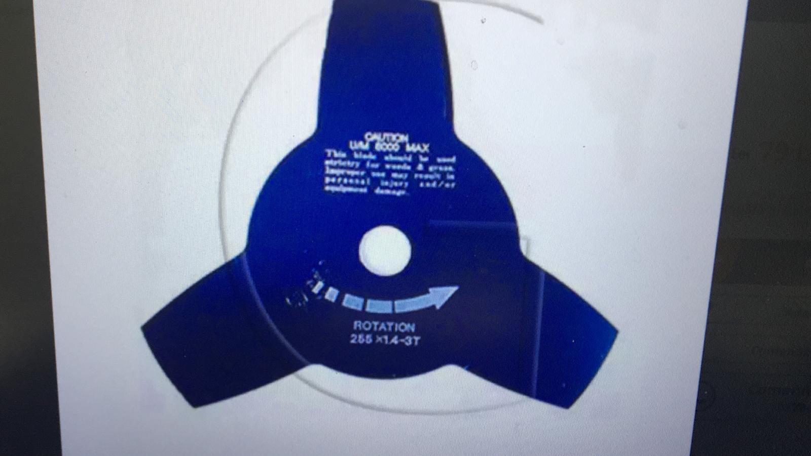 0504-01016 DISC TAIETOR MOTOCOASA 255X3TX25.4MM